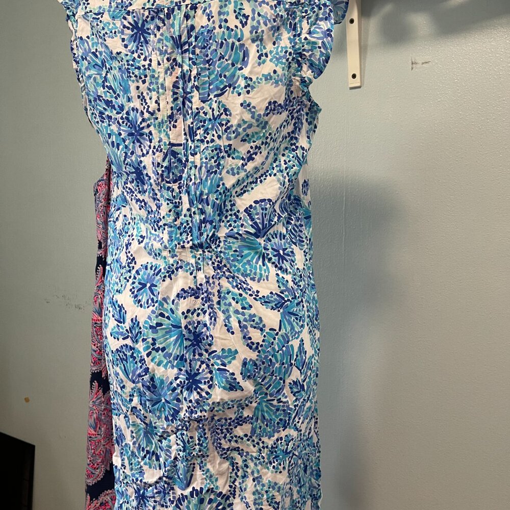 Lilly Pulitzer Dress Joan Tunic Dress, Shell Me You Love Me Size M - Picture 3 of 6